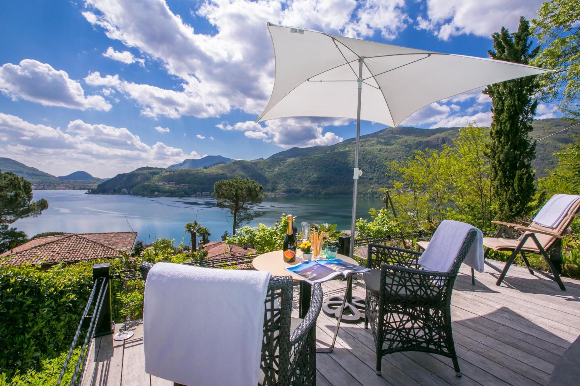 Morcote Magic View - Happy Rentals Dış mekan fotoğraf