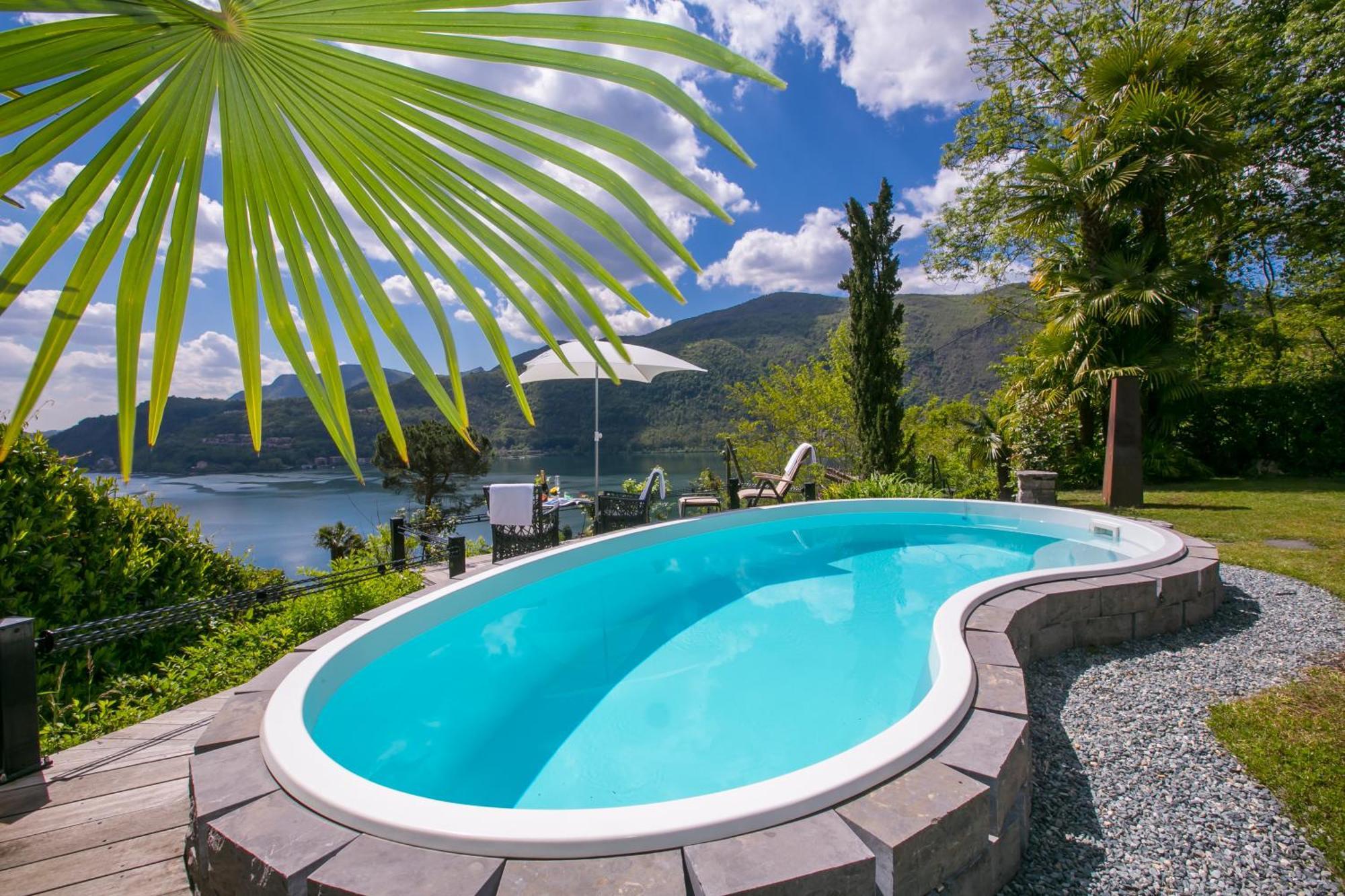 Morcote Magic View - Happy Rentals Dış mekan fotoğraf